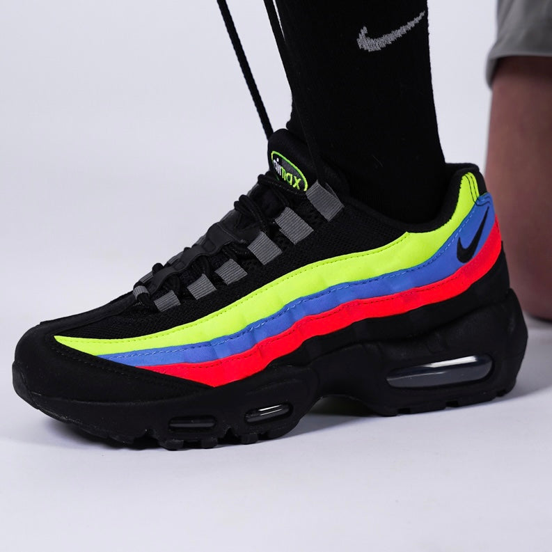 Nike Air Max 95 Black Multicolour Neon (Junior)
