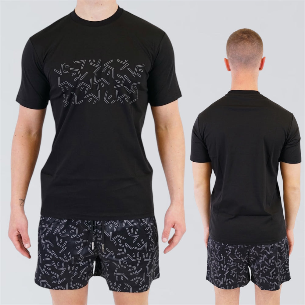 ENVI Jumble Tee & Short Set - Black
