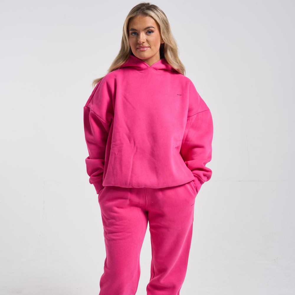 INFORM Hoodie & Joggers Oversized Recovery Set - Pink