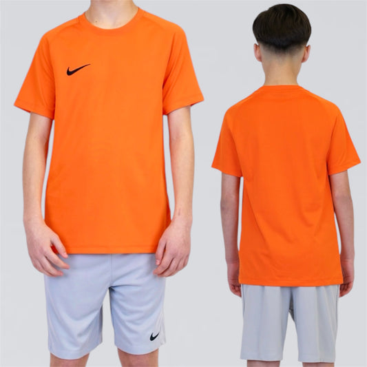 Nike Dri Fit Set - Orange / Grey (Junior)