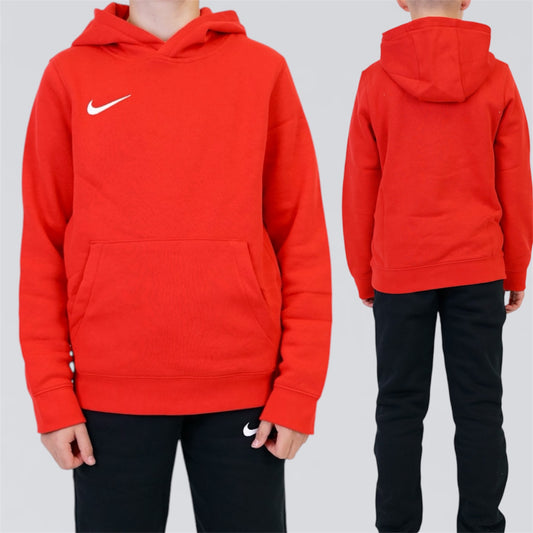 Nike Park Hoodie & Joggers Set - Red / Black (Junior)