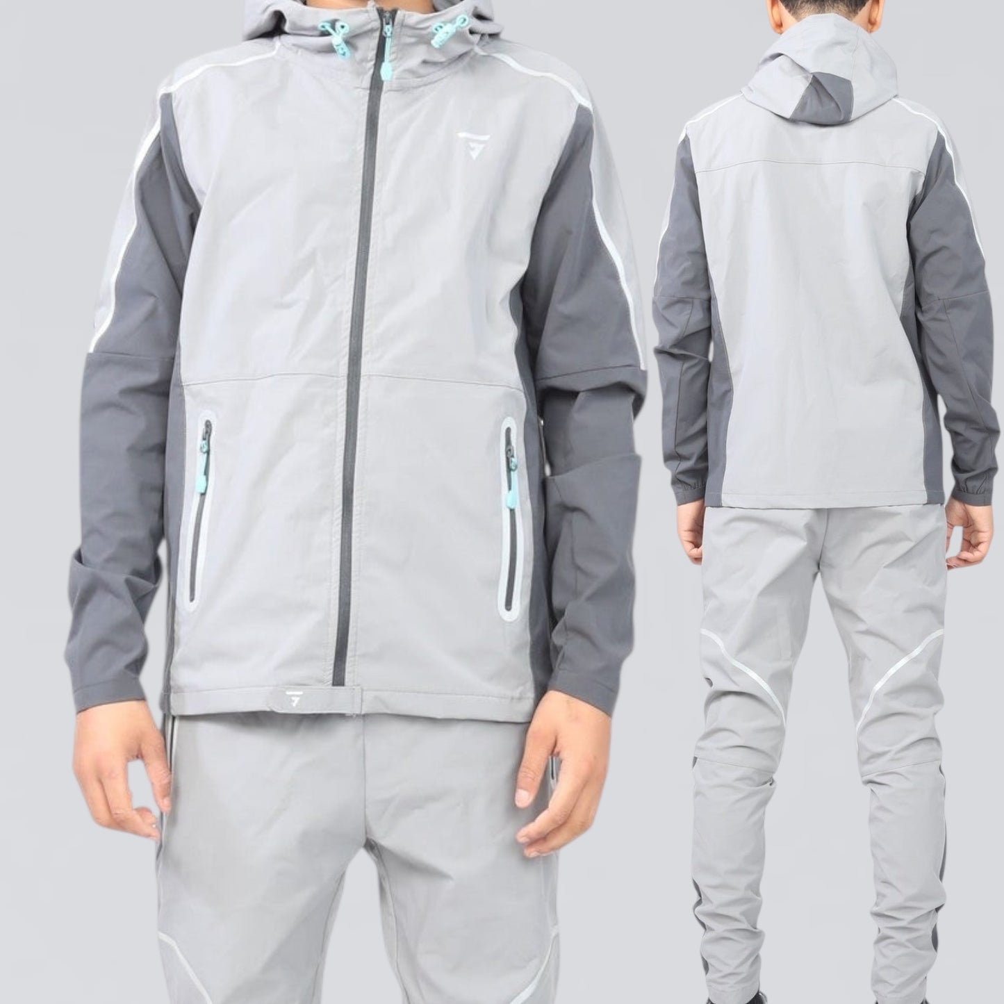 GRIID Reflect Set - Light Grey/Aqua (Junior)