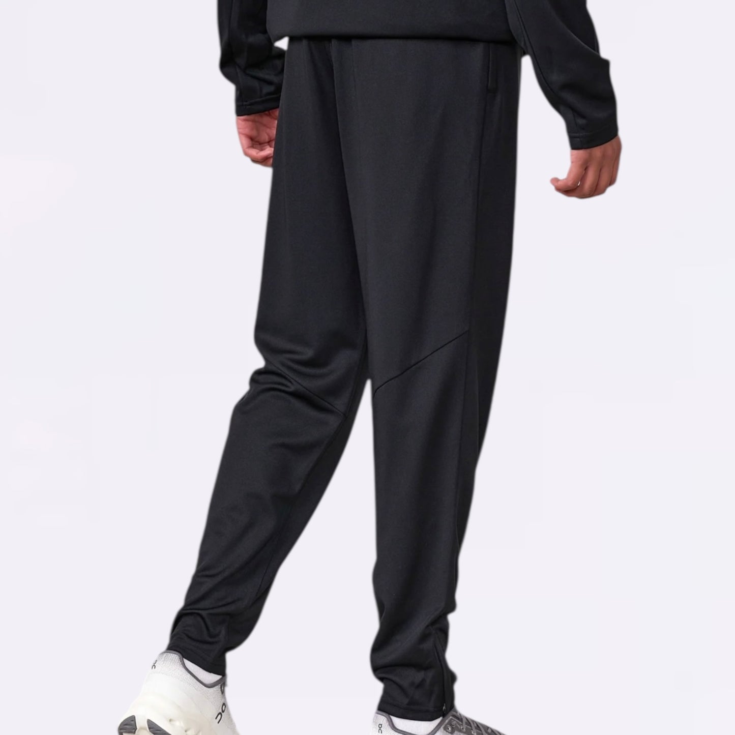 GymKing Lightweight Poly Joggers - Black (Junior)