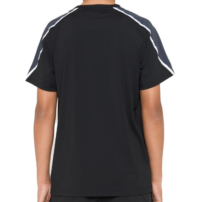 GRIID Reflect Tee - Black / Asphalt / Red
