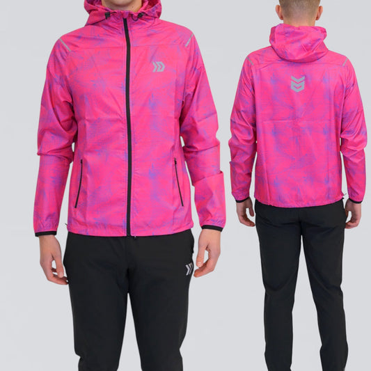 DASH Hyperweb Windrunner & Jogger Set - Pink / Black