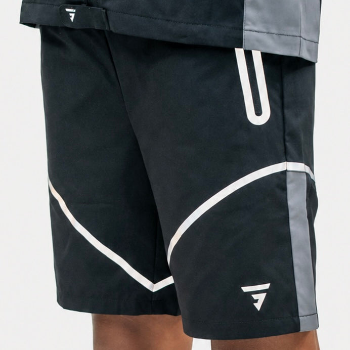 GRIID Reflect Shorts - Black / Aqua (Junior)