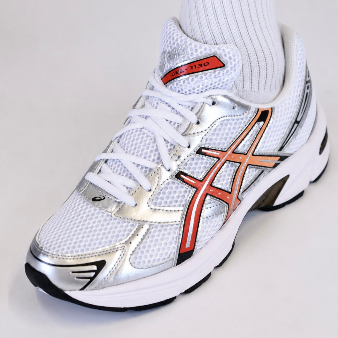 ASICS Gel-1130 White Red Snapper
