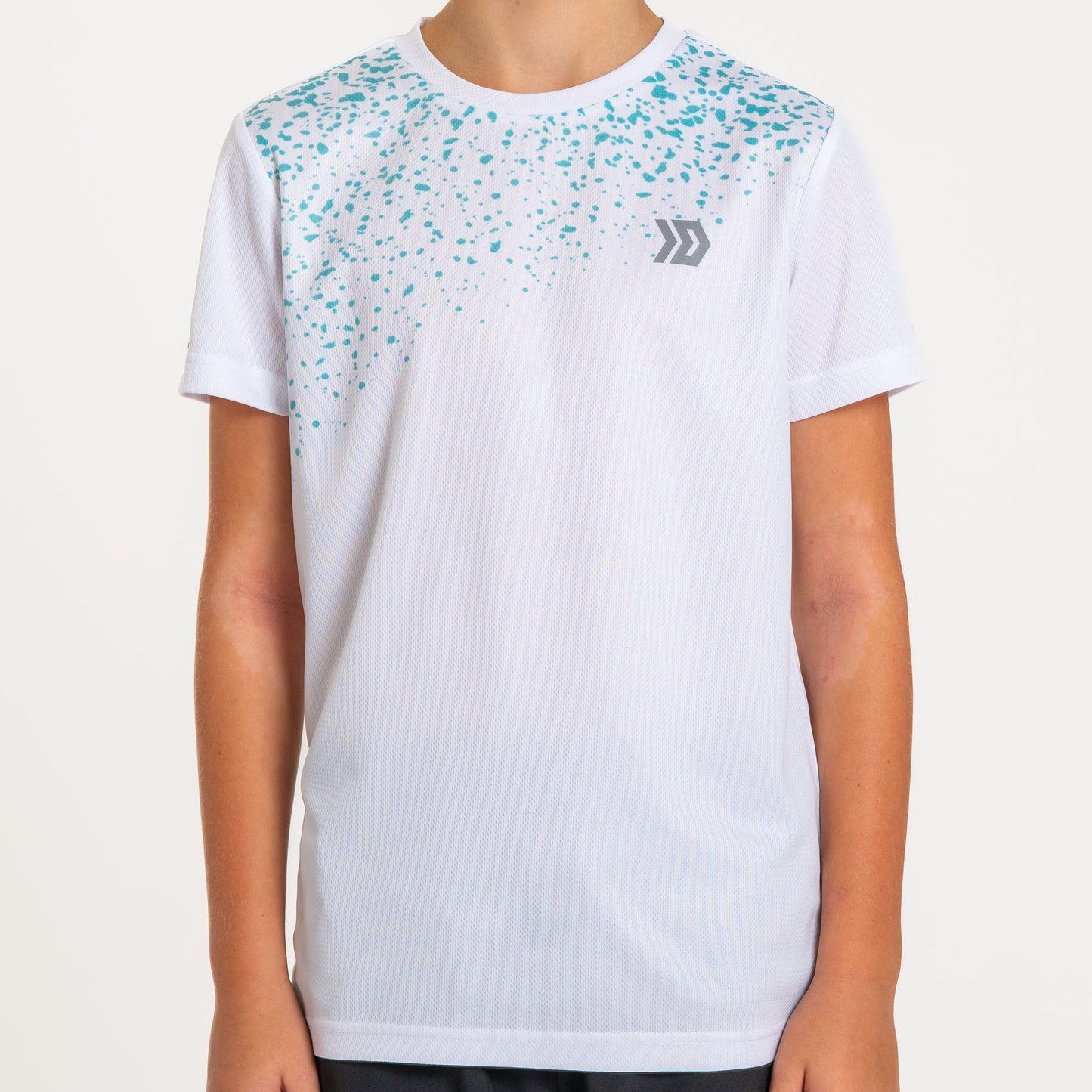 DASH Splatter Tee Set - White / Blue (Junior)