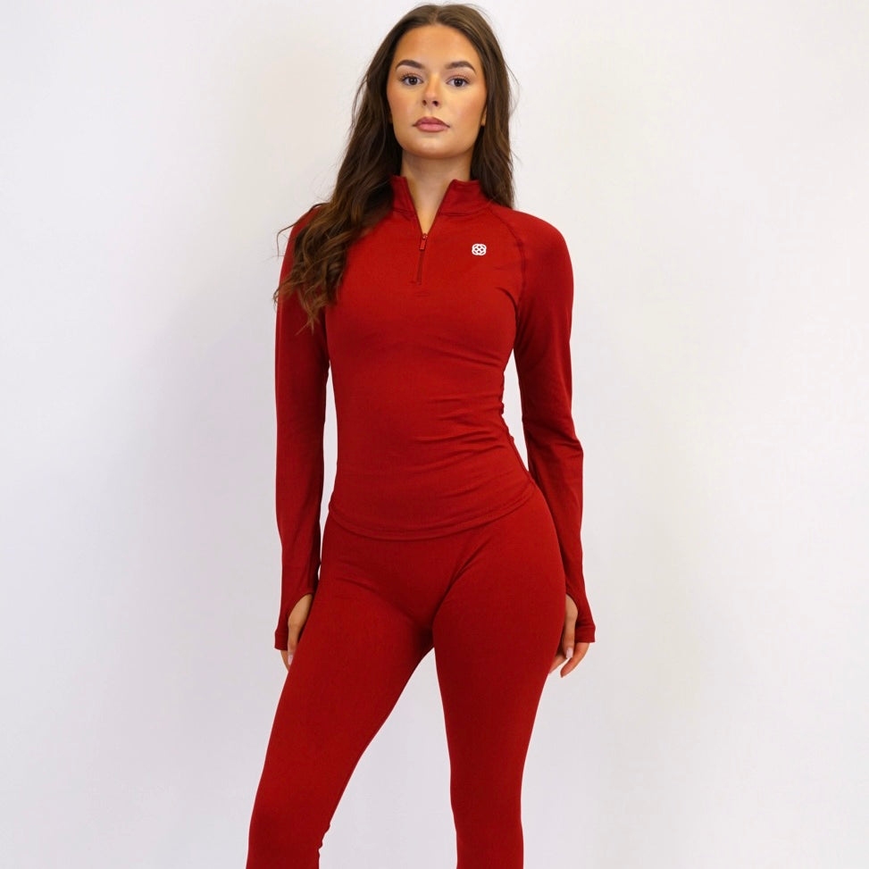 DDCTD Impact Half Zip - Red
