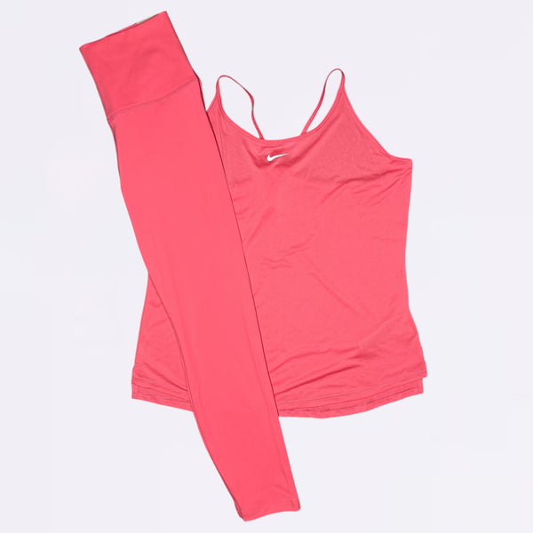 Nike Leggings & Tee Set - Peach (Women)