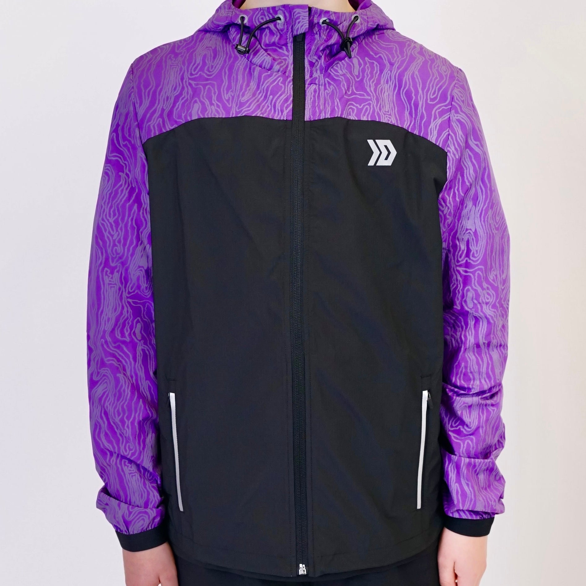 DASH Aura Windrunner Set - Black / Purple (Junior)