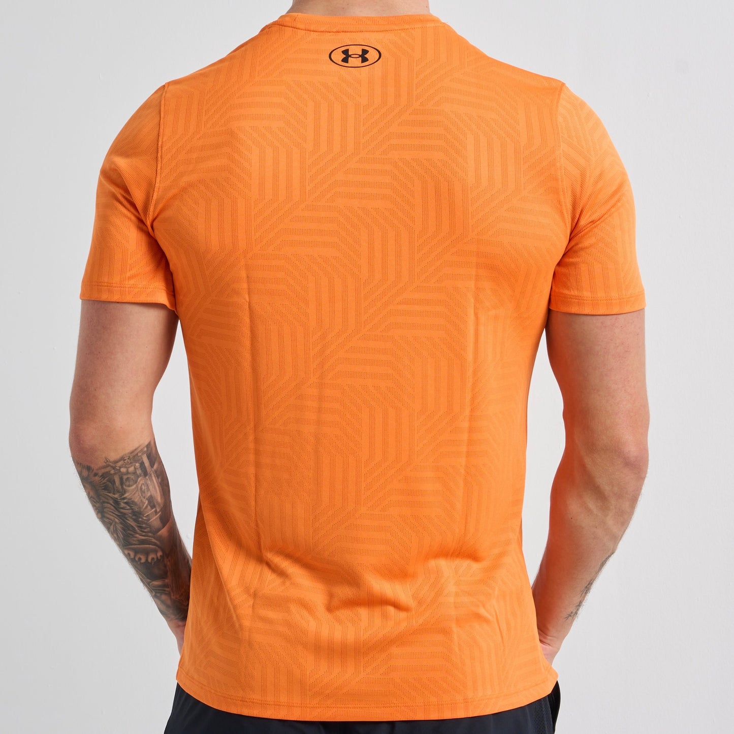 Under Armour Geotessa Set - Tee & Shorts - Orange / Black