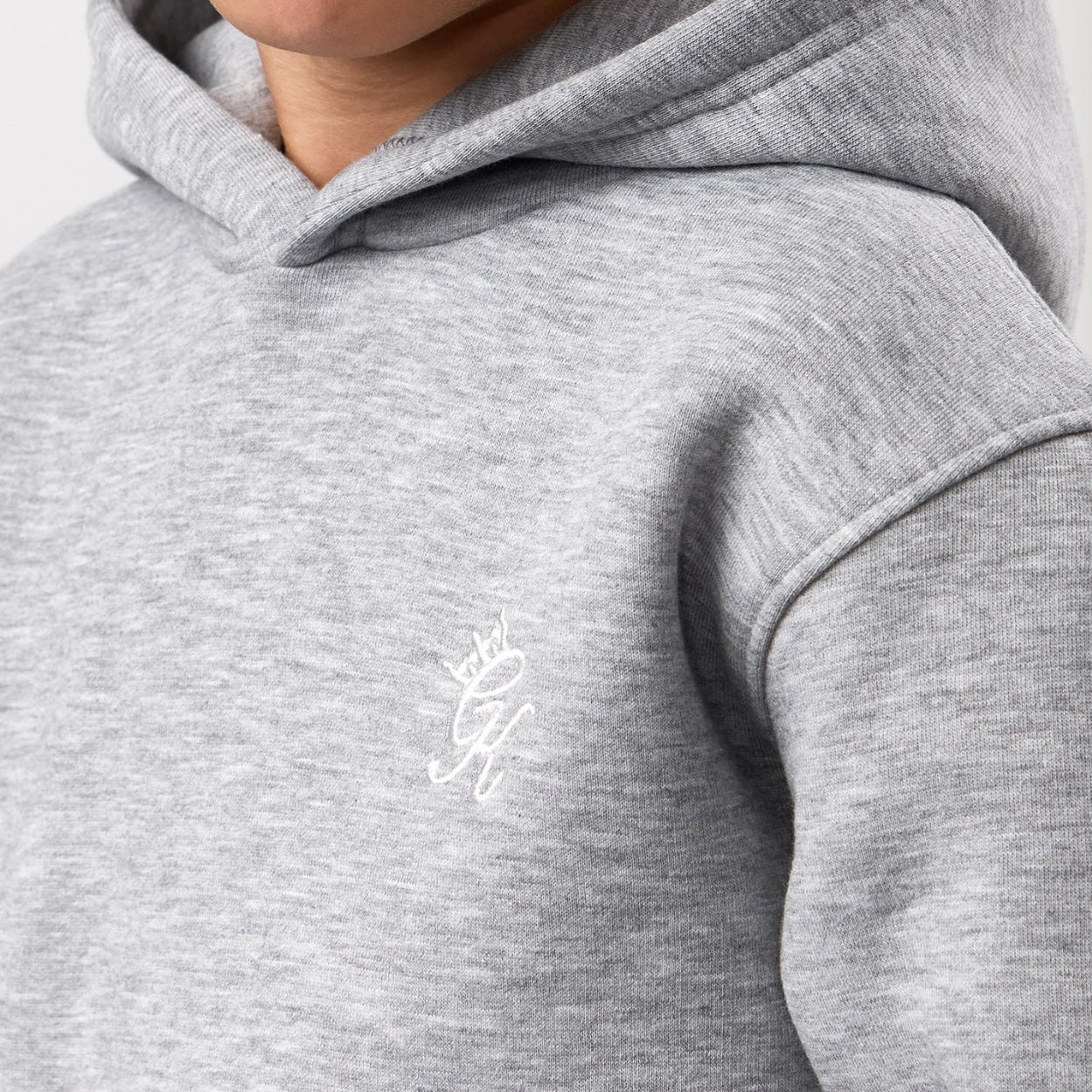 Gym King Fundamental Hood - Grey (Junior)
