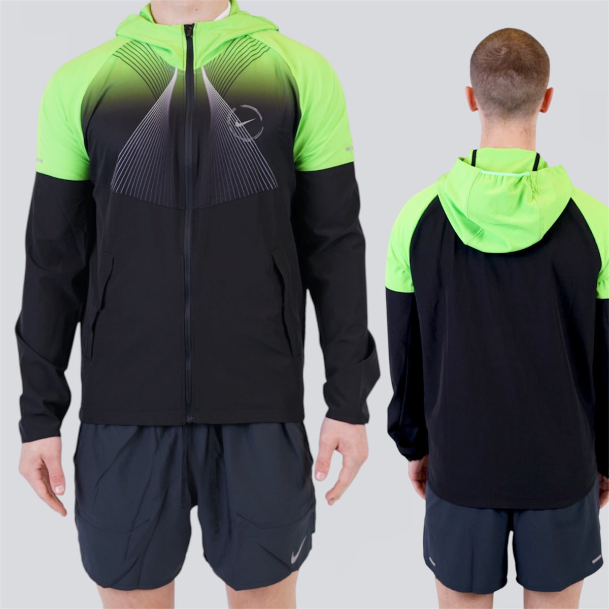 Nike Airmax Plus Windrunner & Flex Set - Neon / Black
