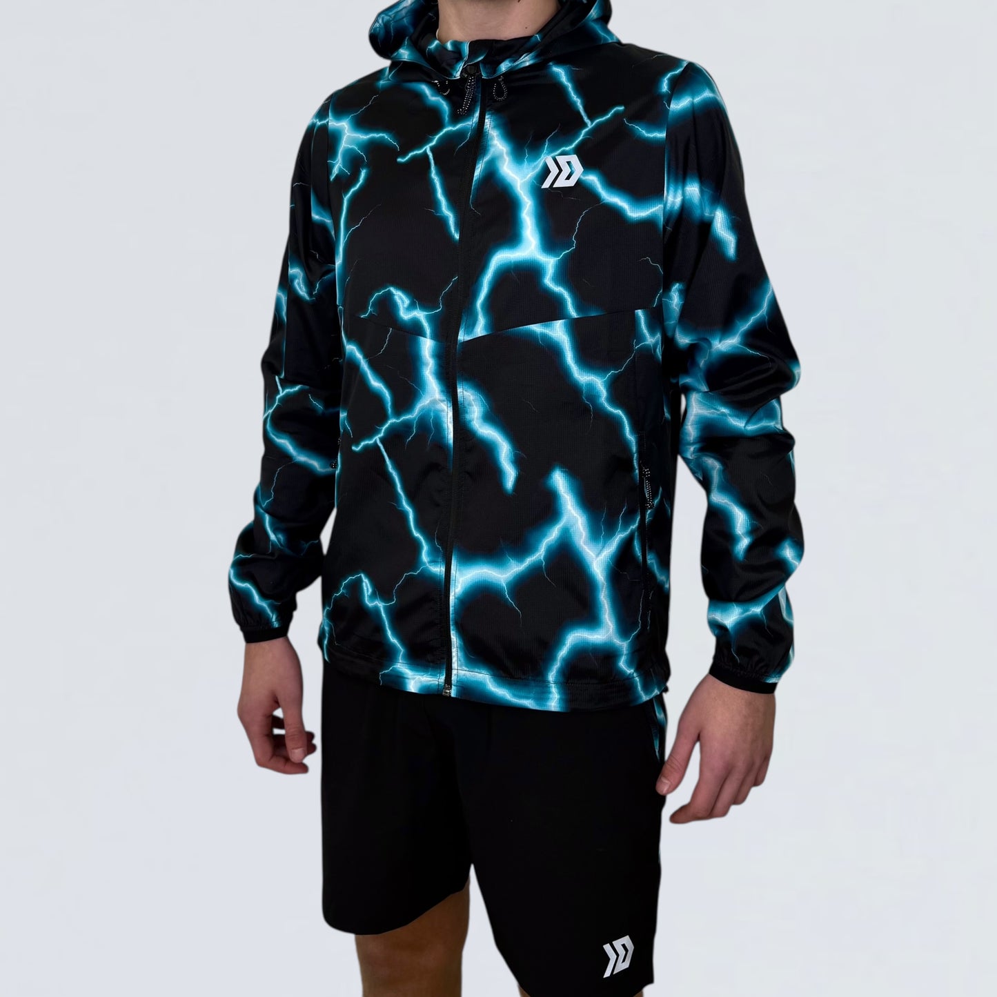 DASH Lightning Windrunner & Jogger Set - Black / Blue
