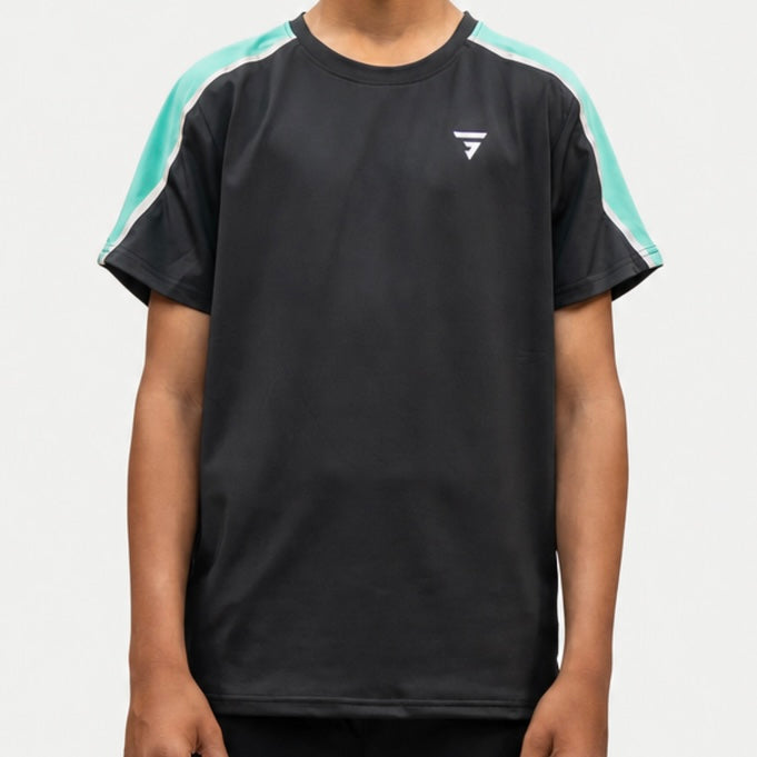 GRIID Reflect Tshirt - Black / Fresh Mint (Junior)