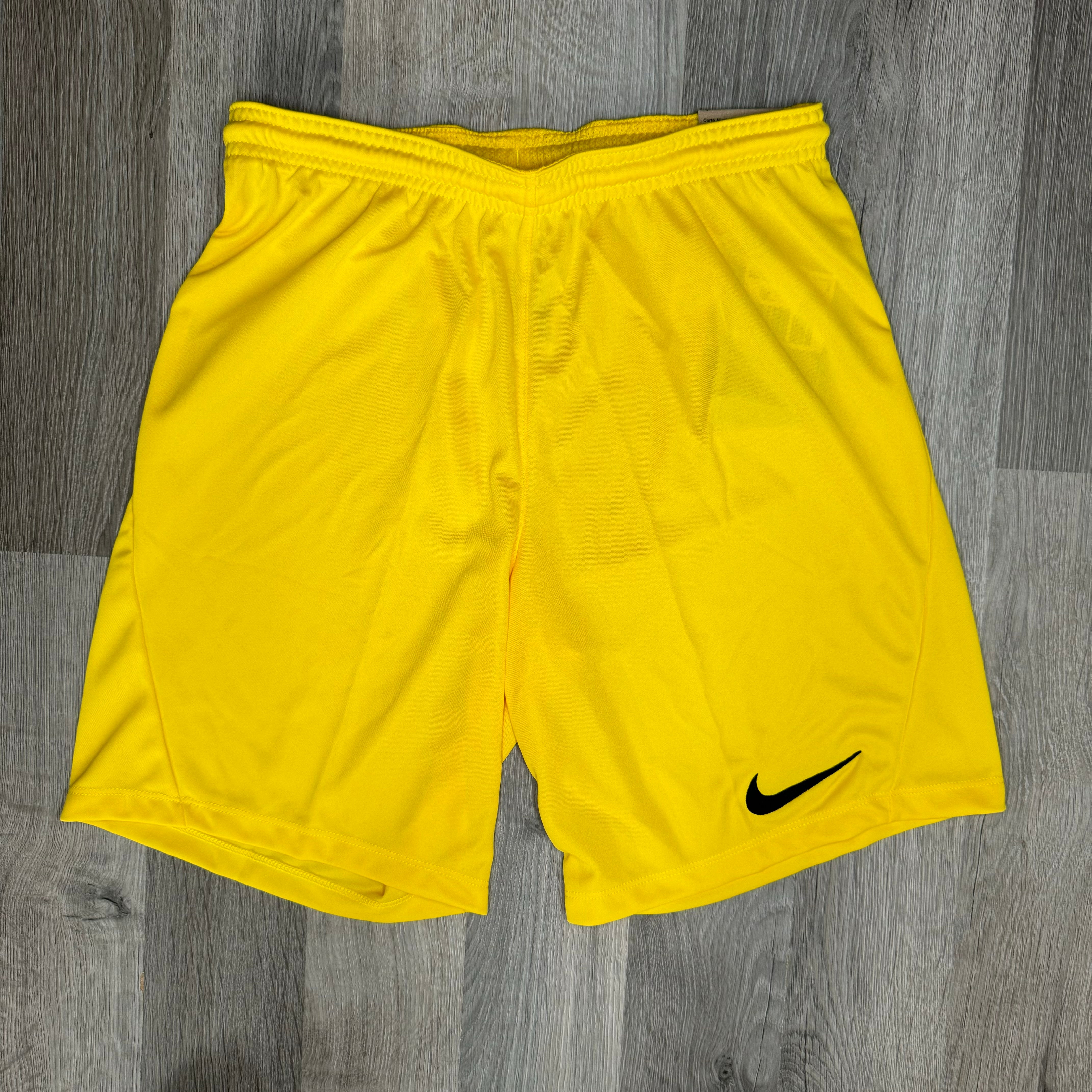Nike Dri Fit Shorts Yellow Junior