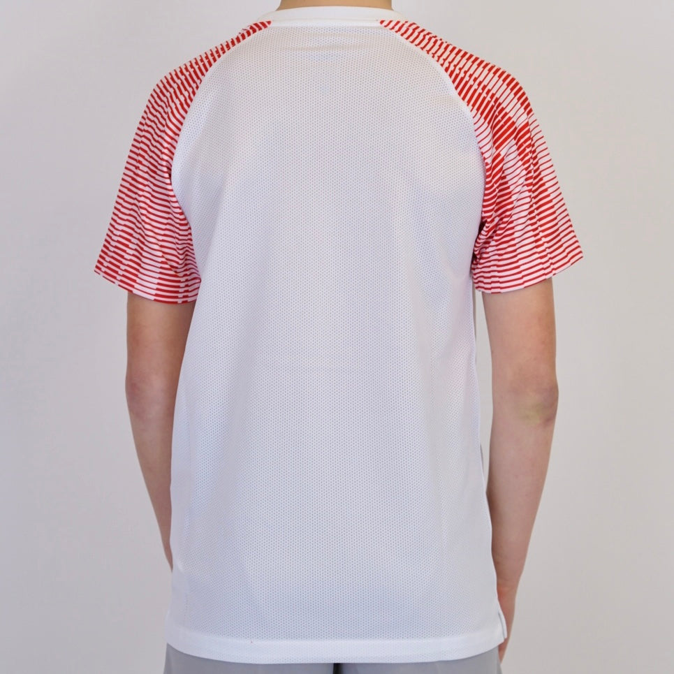 Nike Dri-Fit Academy Tee - White / Red (Junior)