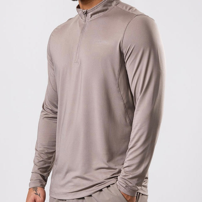 Gym King Energise Half Zip - Truffle