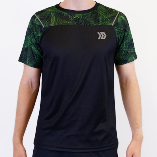 DASH Hyperweb Tee - Black / Neon (Junior)