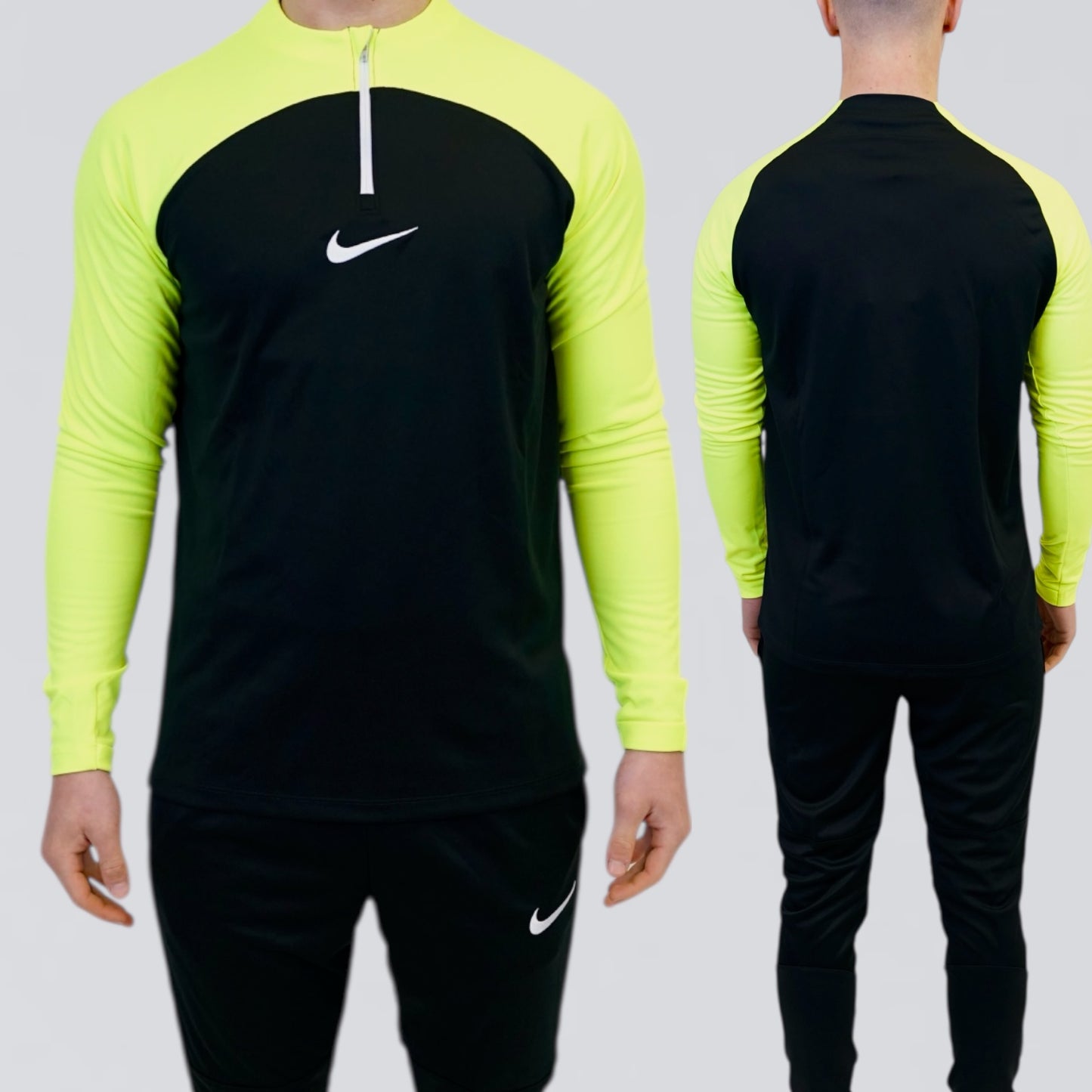 Nike Dri-Fit Academy Drill Set - Black / Volt