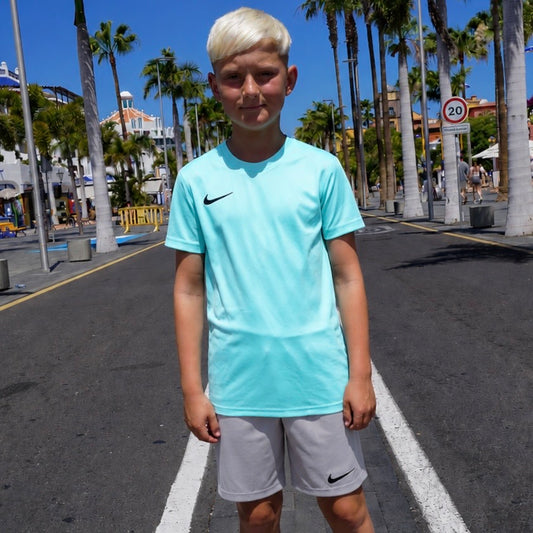 Nike Dri Fit Set- Mint Green / Grey (Junior)