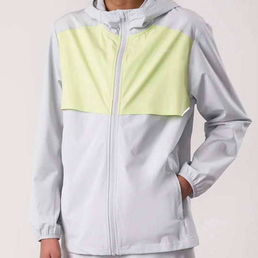 Gym King Advance Jacket - Lime / Grey (Junior)