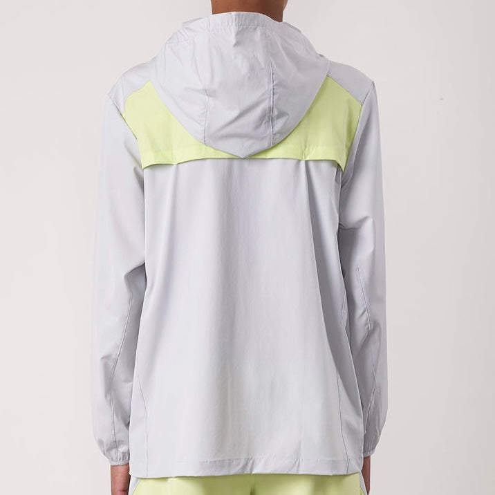Gym King Advance Jacket - Lime / Grey (Junior)