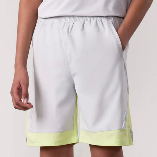 Gym King Advance Shorts - Lime / Grey (Junior)