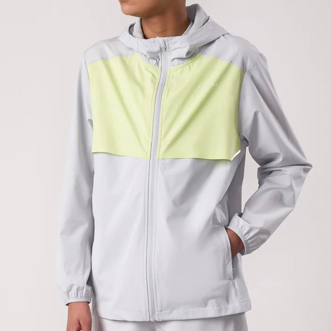 Gym King Advance Jacket - Lime / Grey (Junior)