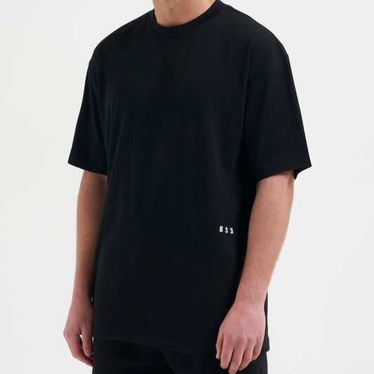 Bee Inspired Initial Tee - Black