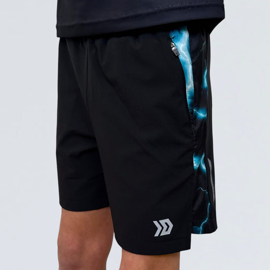 DASH Lightning Shorts - Black / Blue (Junior)