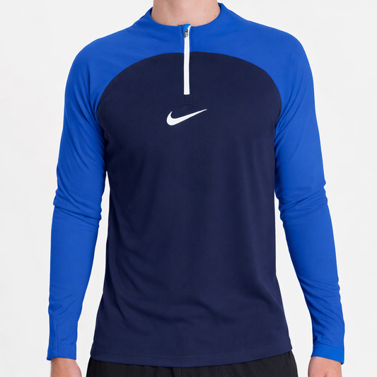 Nike Academy Pro Drill Half Zip - Obsidian Royal Blue