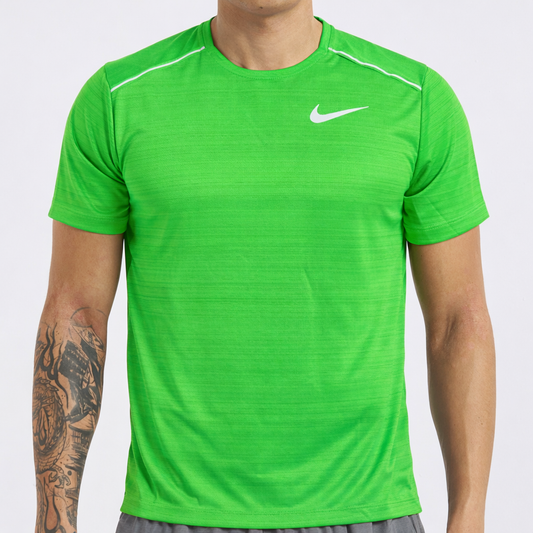 Nike Miler Tee Green Strike