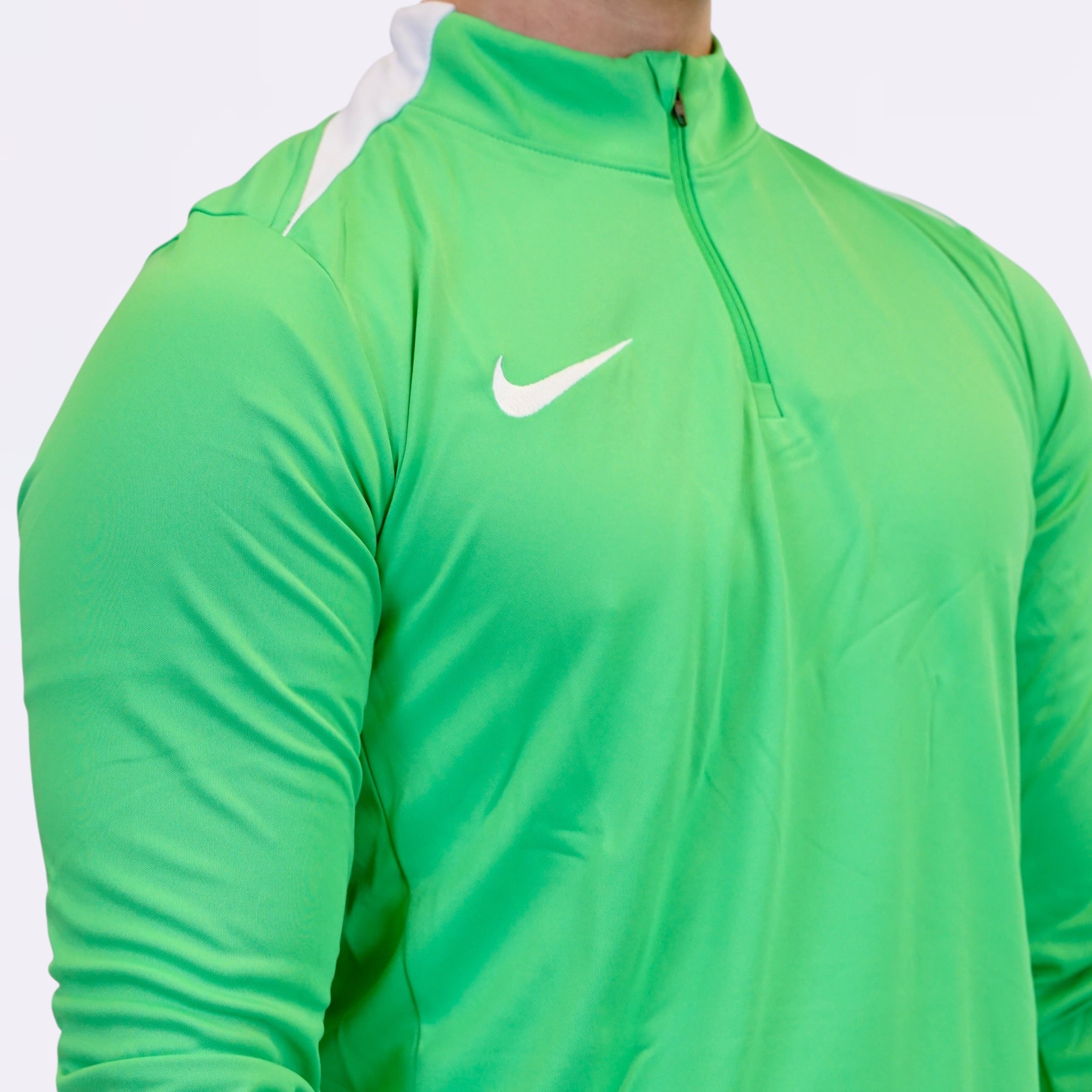 Nike Academy Pro Drill Half Zip Green Spark