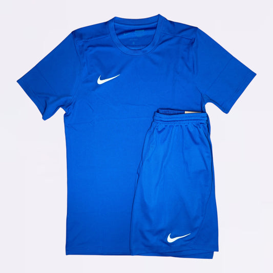 Nike Dri Fit Set - Tee & Shorts - Royal Blue