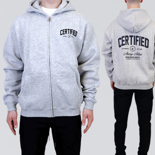 Certified Zipper Set - Grey / Black