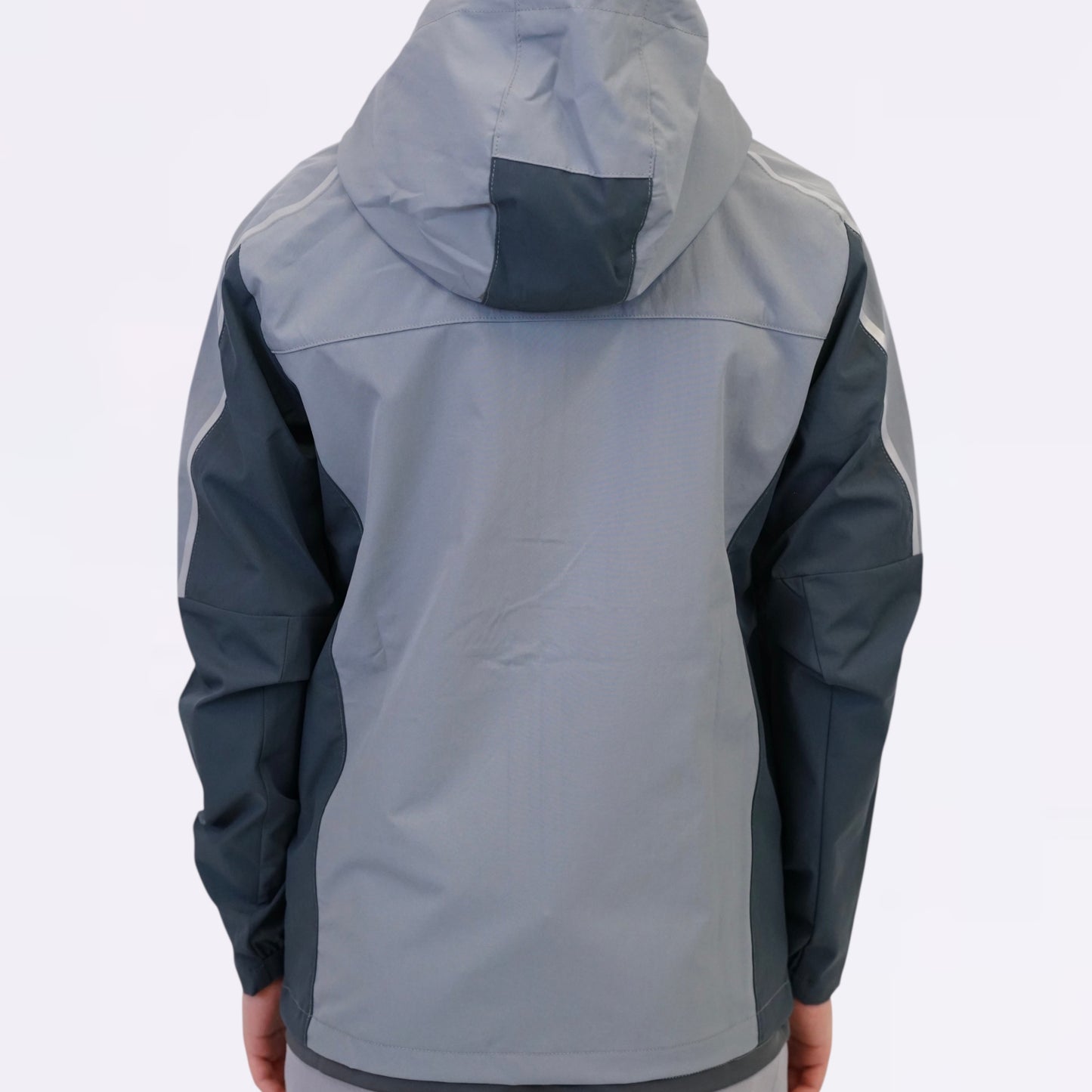 GRIID Reflect Jacket - Light Grey/Aqua (Junior)