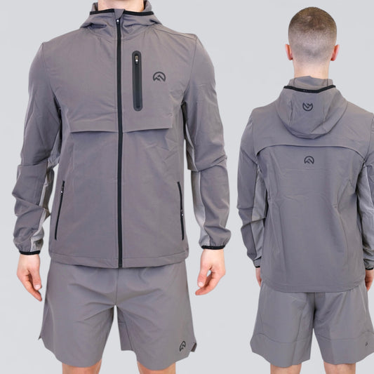Flux Versatility Set - Jacket & Shorts - Grey / Black