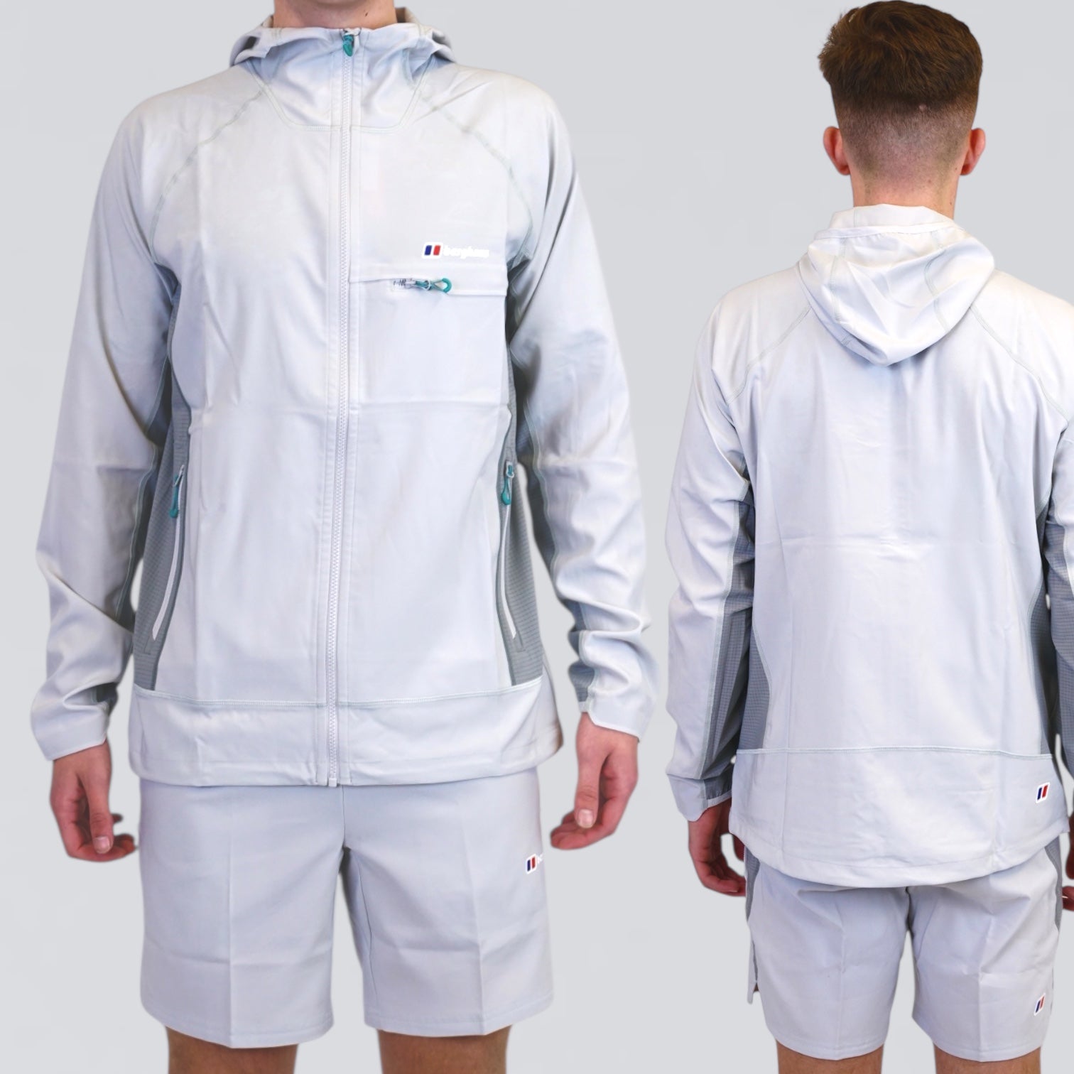 Berghaus Wavertree - Jacket & Shorts Set - Light Grey