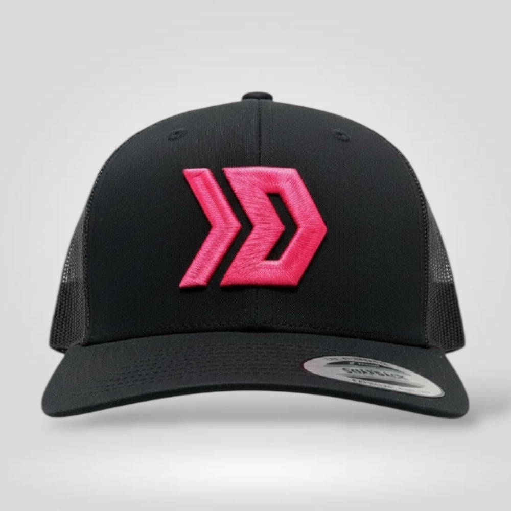 DASH Cap - Black / Pink