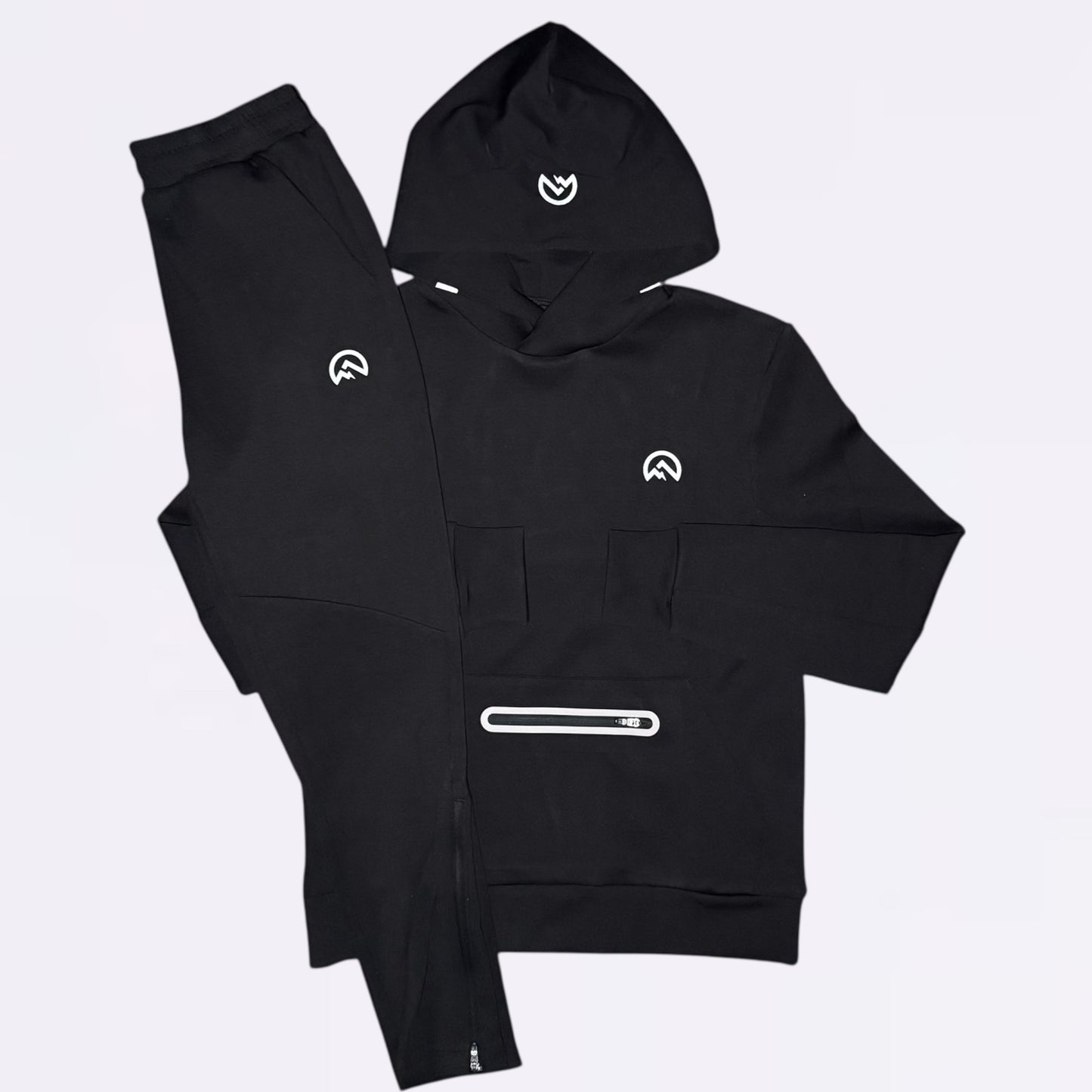 Flux Velar Hoodie Set - Black