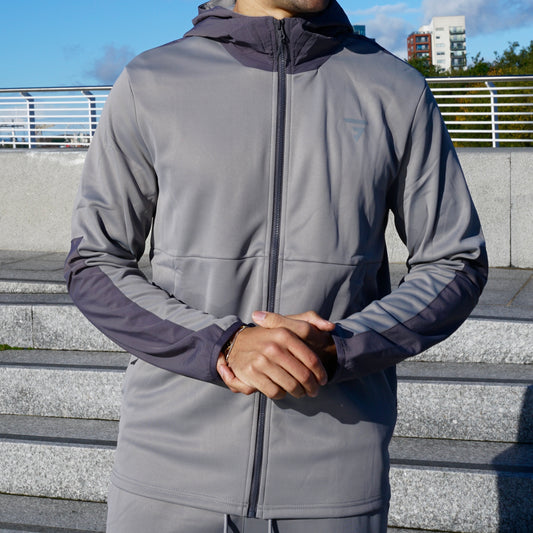 GRIID Cushy Jacket & Bottom Set - Light Grey