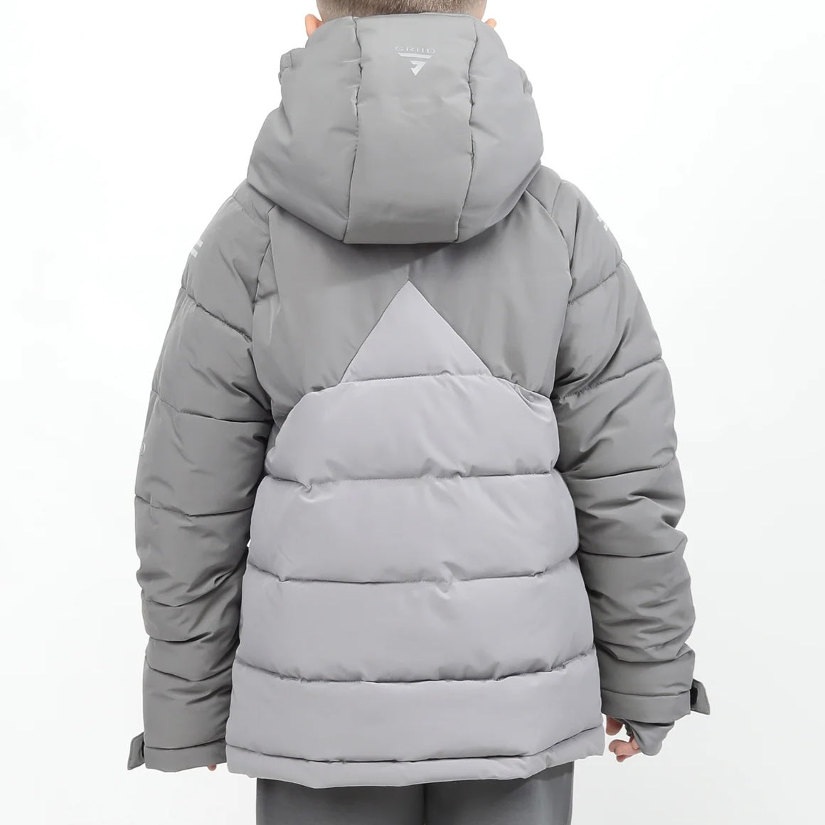 GRIID Peak Puffer Jacket - Grey (Junior)