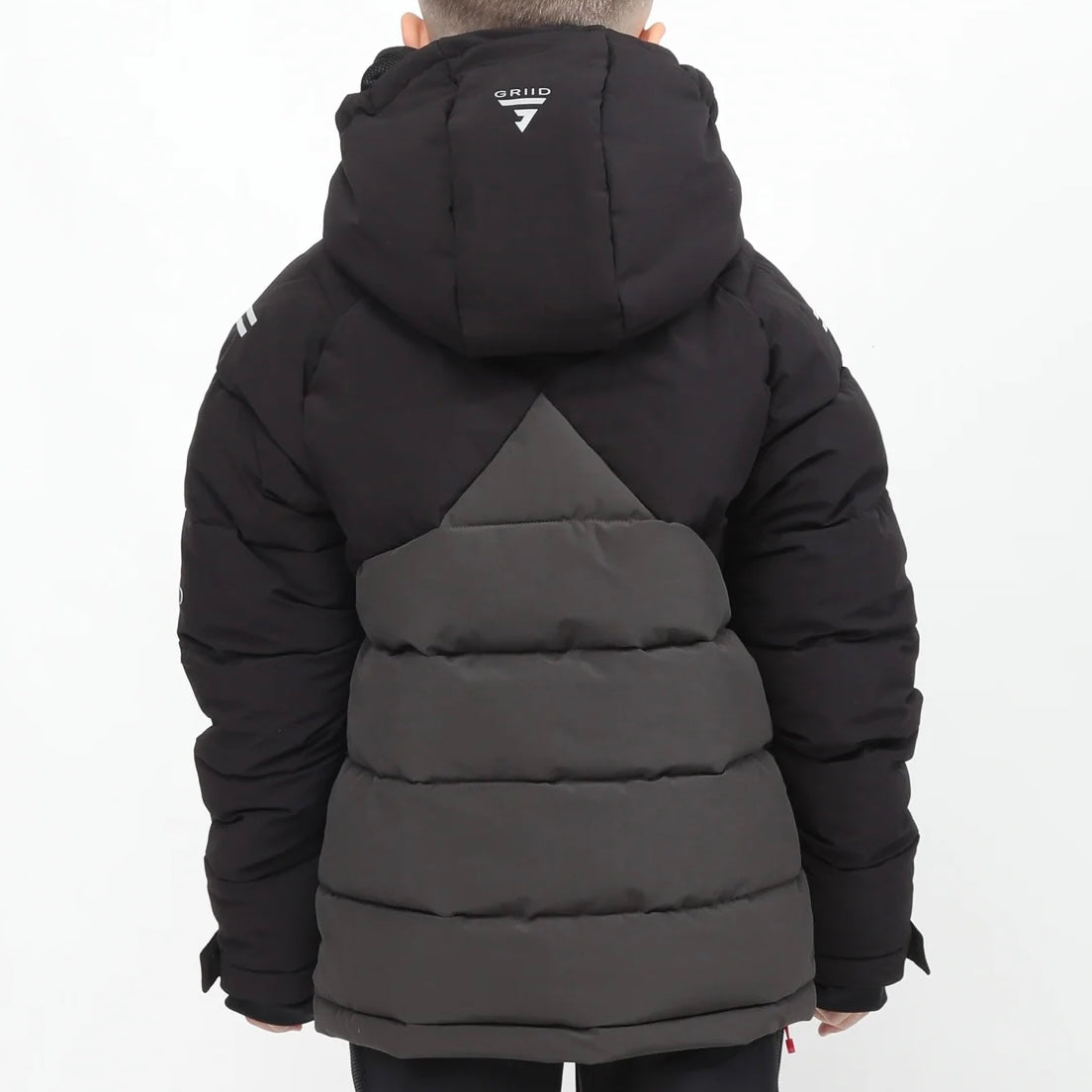 GRIID Peak Puffer Jacket - Black (Junior)
