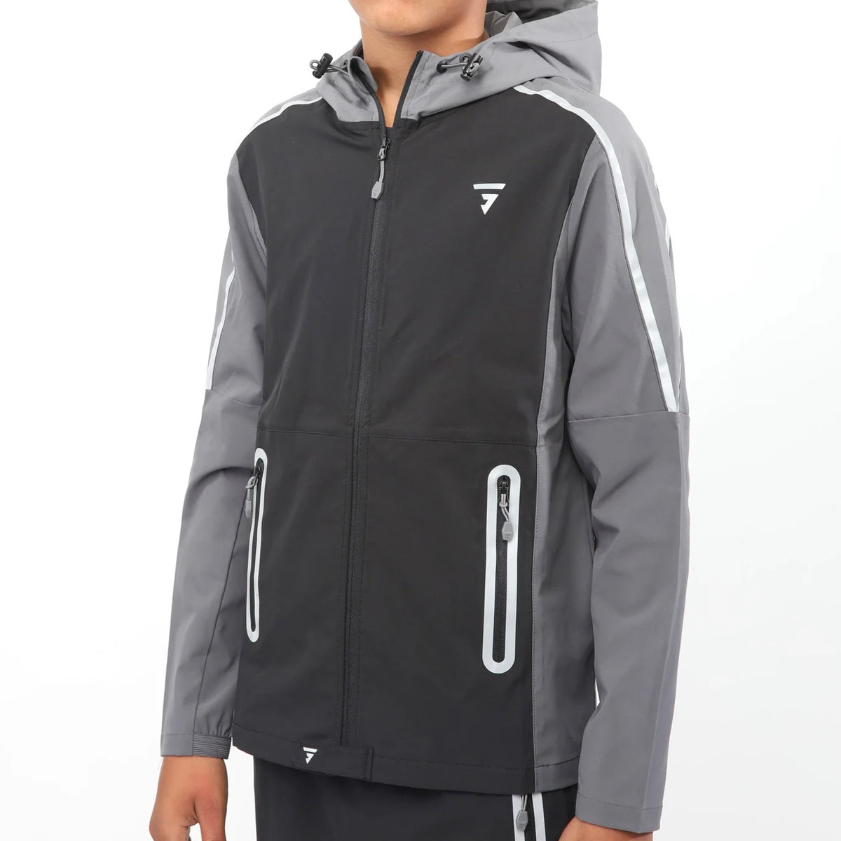 GRIID Reflect Set - Jacket & Bottoms - Black (Junior)
