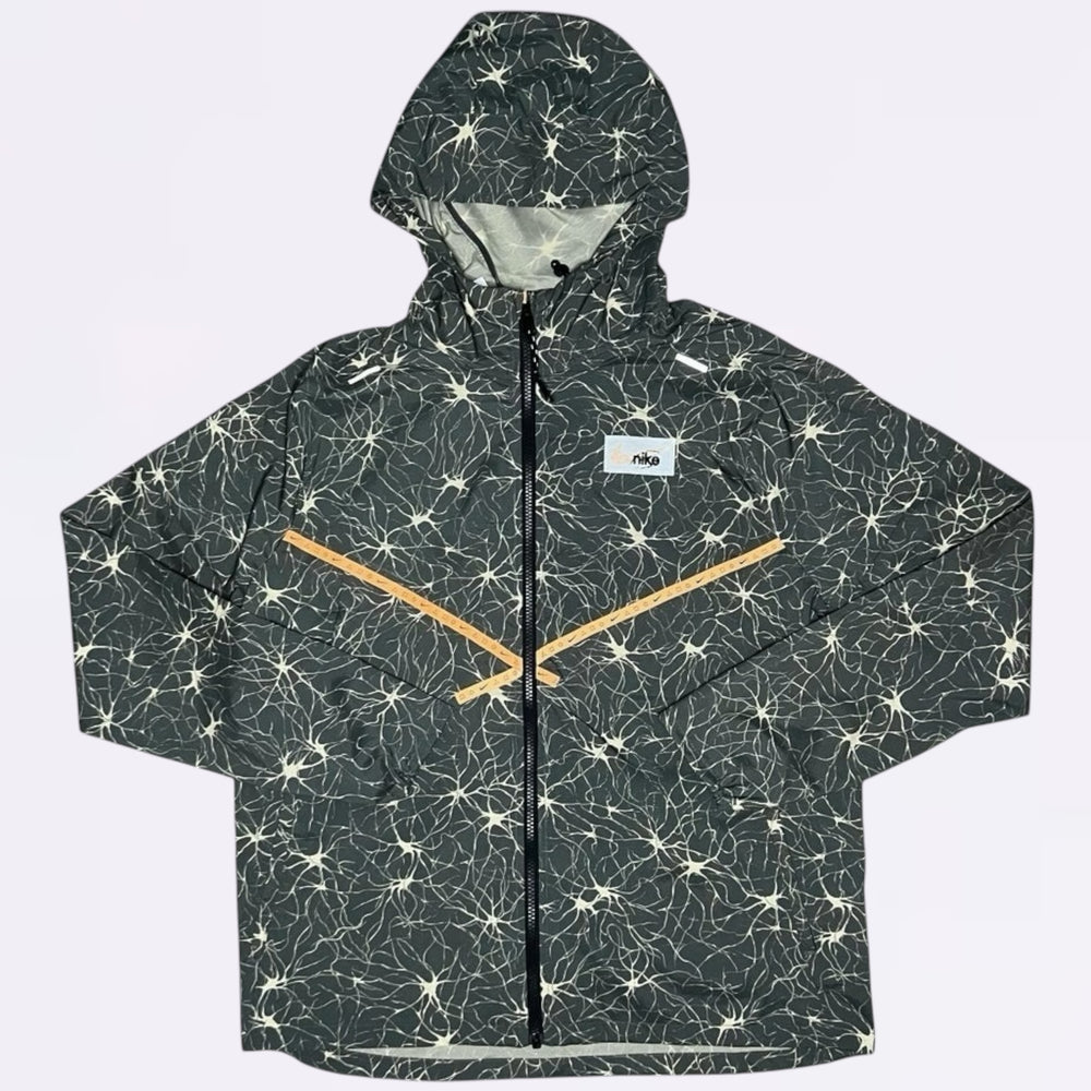 Nike Repel UV DYE Windrunner Jacket Grey Orange