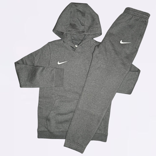 Nike Park Hoodie & Joggers Set - Charcoal Grey (Junior)