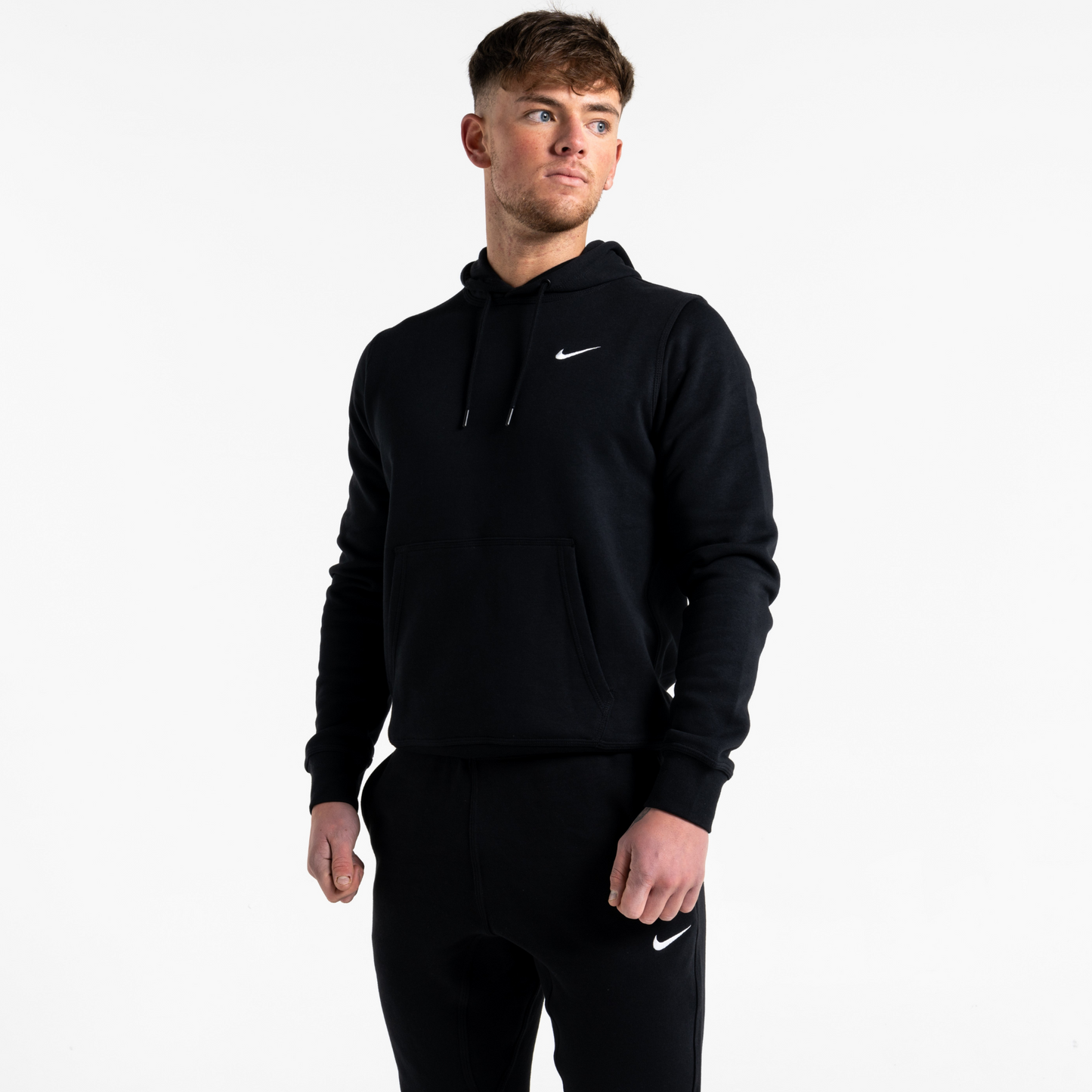 Nike Club Set Hoodie Joggers Black