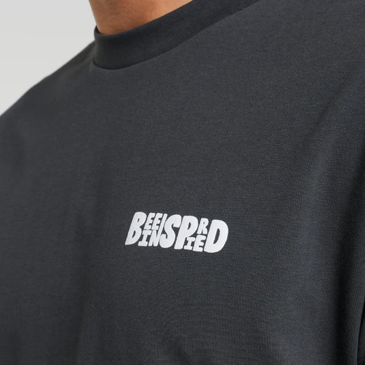 Bee Inspired By Greatness Tee - Charcoal